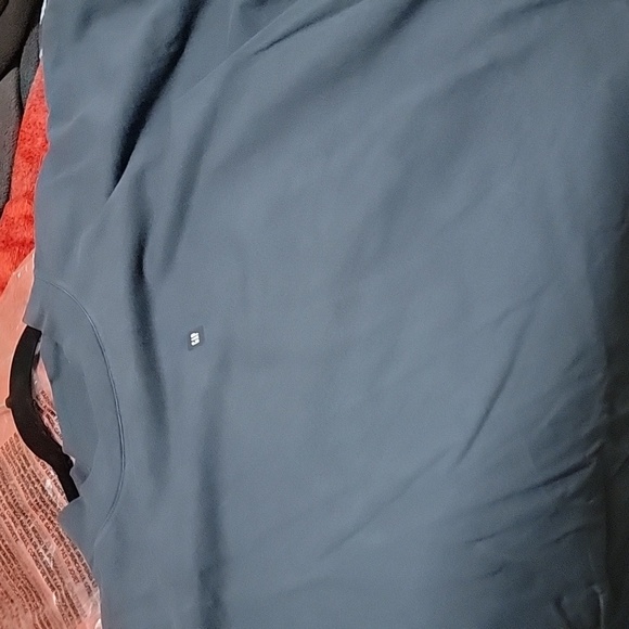 2XL one Sz L Yeezy Gap oversized heavy knit top teal blueish grey/ 1 sz L black - Picture 5 of 14